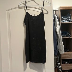 Lucy in the sky black sparkly dress